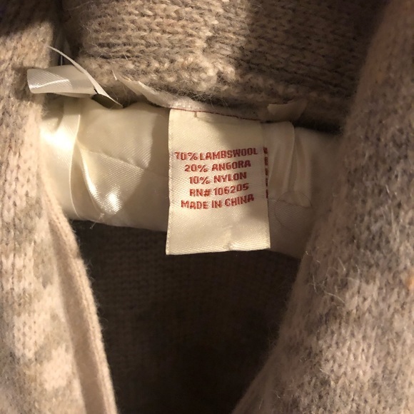 Sundance Lambswool Angora Sweater Jacket L - Picture 5 of 8